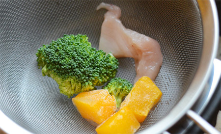 aliments cuisson à la vapeur